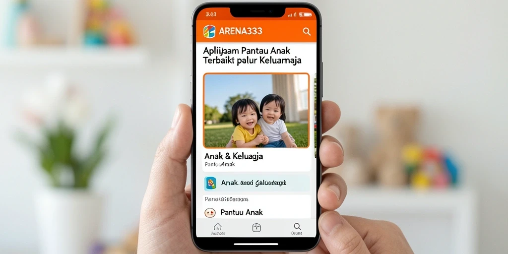 Antarmuka intuitif ARENA333 untuk memantau anak dengan mudah.