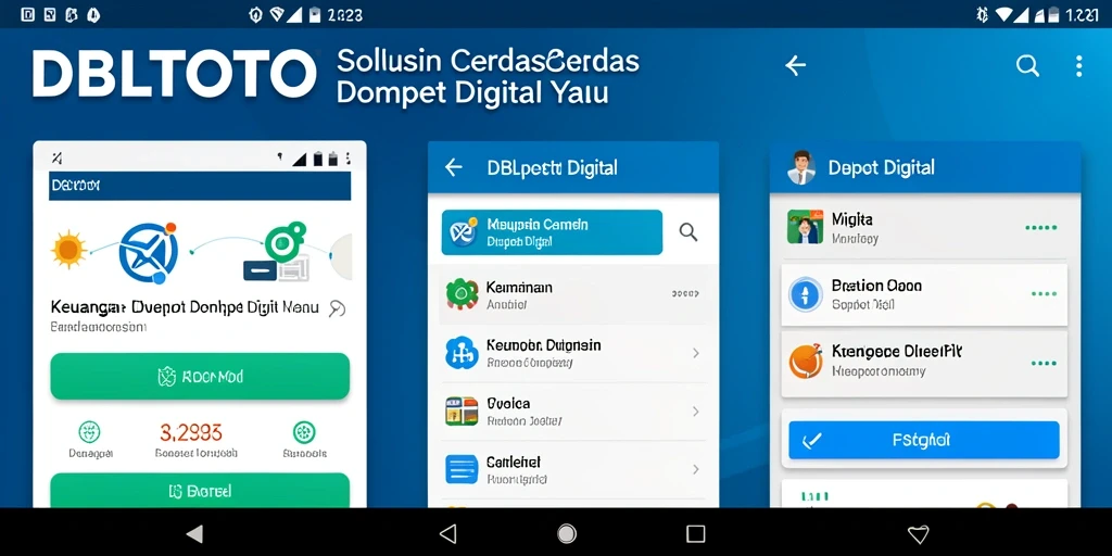 Antarmuka aplikasi DBLTOTO yang mudah digunakan dan menarik.