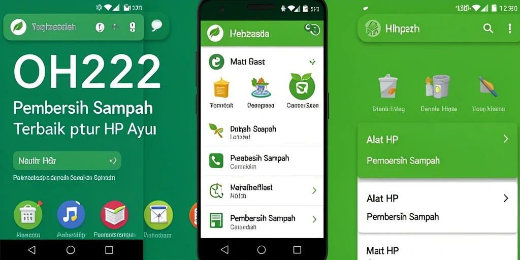 Tampilan antarmuka utama OH222 yang sederhana dan fungsional.